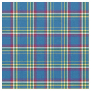 Tecido Tartan de Canadá do território yukon
