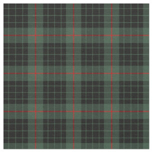 Tecido Tartan de Gunn do clã