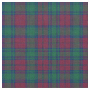 Tecido Tartan de Lindsay do clã