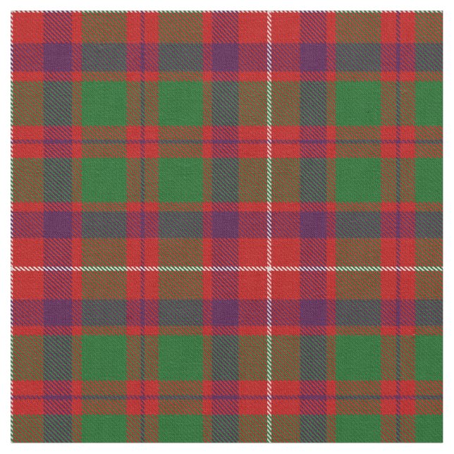 Tecido Tartan do clã de Geddes (Detalhe)