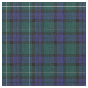 Tecido Tartan do distrito de Menteith Scotland