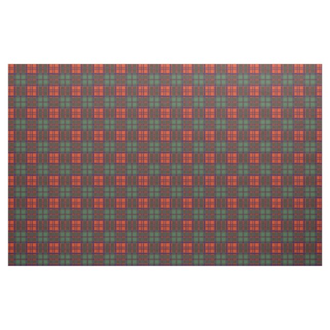 Tecido Tartan do Scottish da xadrez do clã de Grant (Jarda)