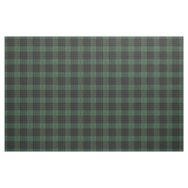 Tecido Tartan do Scottish da xadrez do clã de Gunn (Jarda)