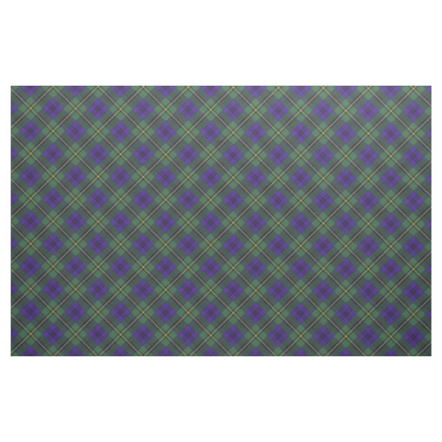 Tecido Tartan do Scottish da xadrez do clã de Johnston (Jarda)
