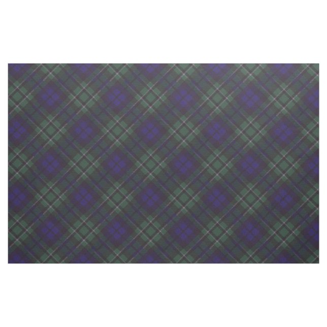 Tecido Tartan do Scottish da xadrez do clã de Maccallum (Jarda)
