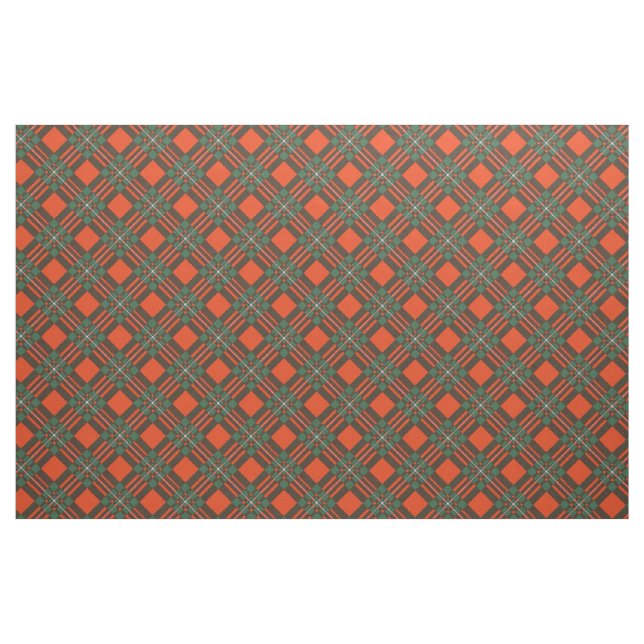 Tecido Tartan do Scottish da xadrez do clã de Macgregor (Jarda)