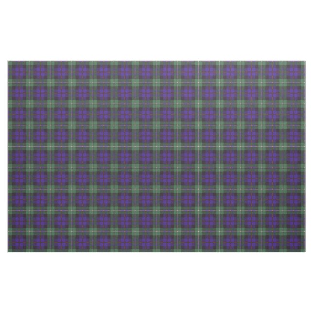 Tecido Tartan do Scottish da xadrez do clã de Mackenzie (Jarda)