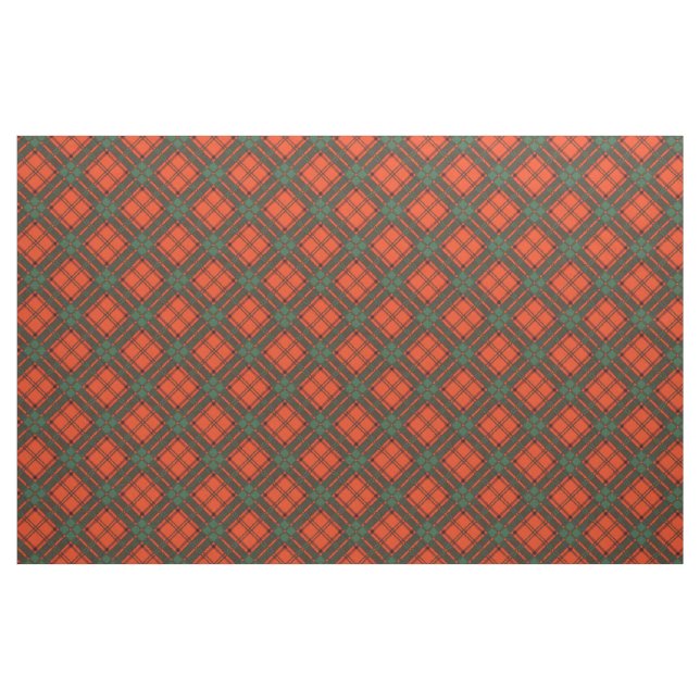 Tecido Tartan do Scottish da xadrez do clã de Maxwell (Jarda)