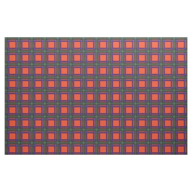 Tecido Tartan do Scottish da xadrez do clã de Sinclair (Jarda)