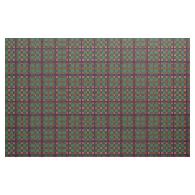 Tecido Tartan do Scottish da xadrez do clã de Skene (Jarda)