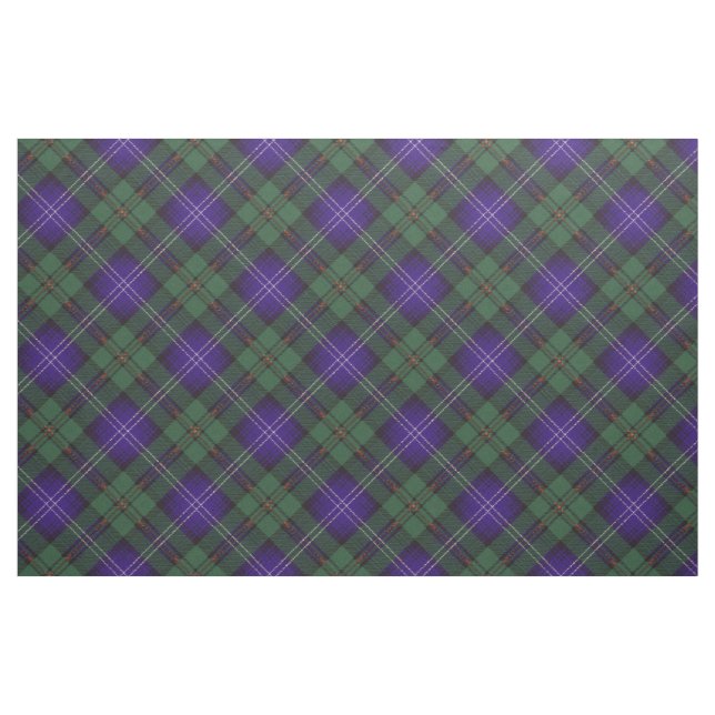 Tecido Tartan do Scottish da xadrez do clã de Urquhart (Jarda)