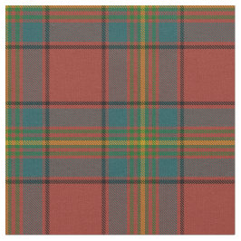 Tecido Tartan do vermelho da xadrez de Oliver do Scottish