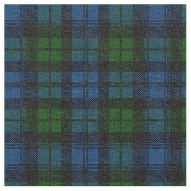 Tecido Tartan escocês do clã de Campbell (Detalhe)