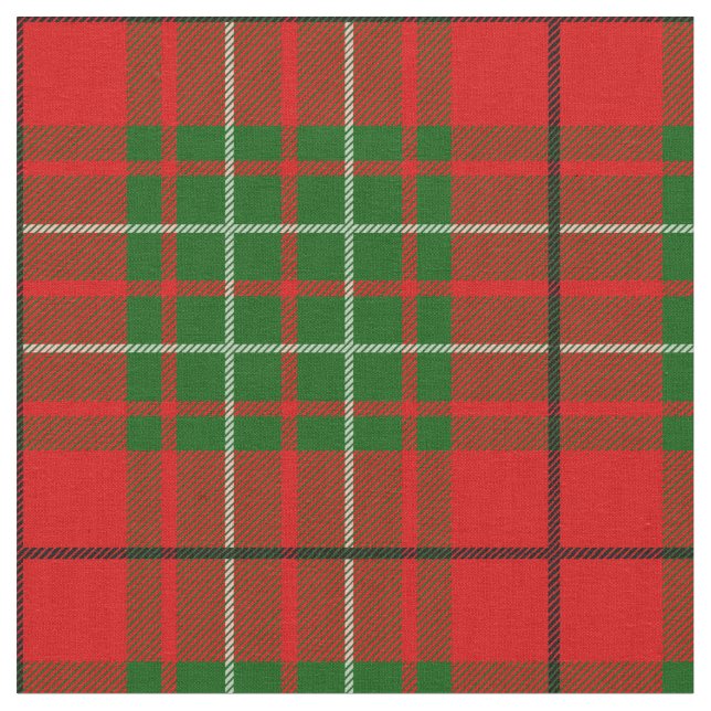 Tecido Tartan escocês do clã do Cumming (Detalhe)