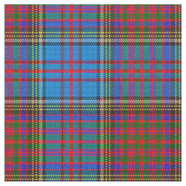 Tecido Tartan Moderno-Escuro do Clã Anderson (Detalhe)
