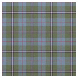 Tecido Tartan real do distrito de Deeside Scotland