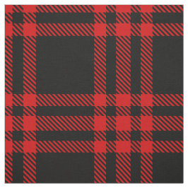 Tecido Tartan Xadrez Red and Black XL
