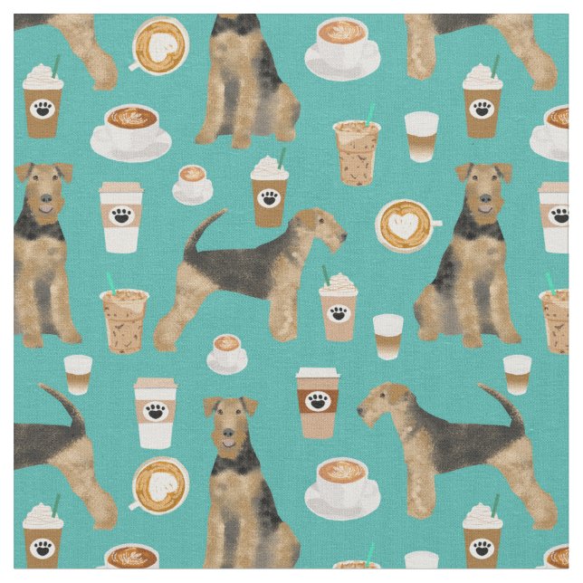 Tecido tartaruga adorável de café (Detalhe)