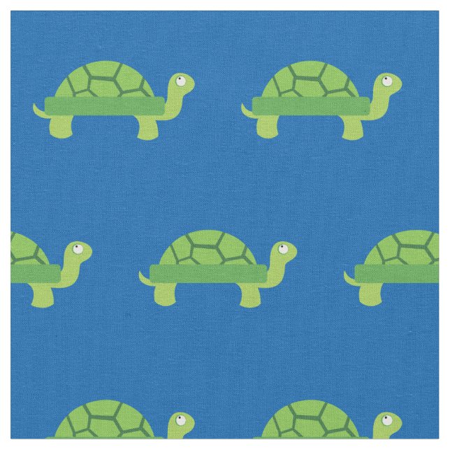 Tecido Tartaruga-branca-doce Enfermeiro-bebê Tortoise Azu (Detalhe)