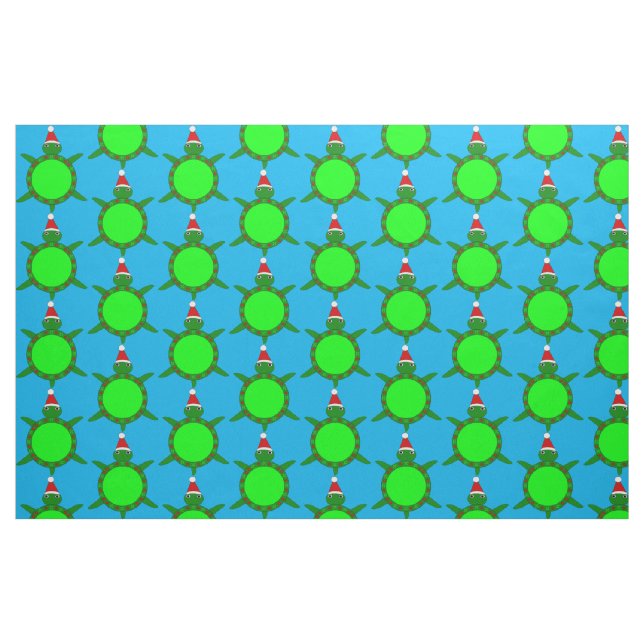 Tecido Tartaruga-de-Natal giro com casca de flores (Fat Quarter)