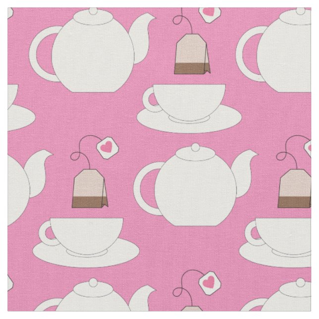 Tecido Tea Cup e Café de Cuta Pote Barista (Detalhe)