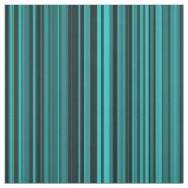 Tecido Teal Black Stripes