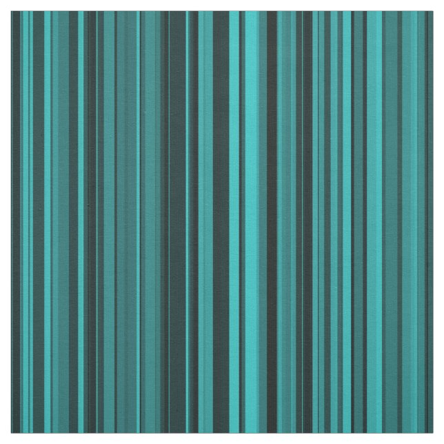 Tecido Teal Black Stripes (Modelo)
