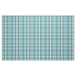 Tecido Teal e Xadrez Verde Tartan