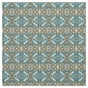 Tecido Teal Turquoise Azul Cinza Castanha Dobra Orient Ar