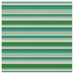 Tecido Teal, Verde-escuro, Cinzas-luz e Verde-escuro