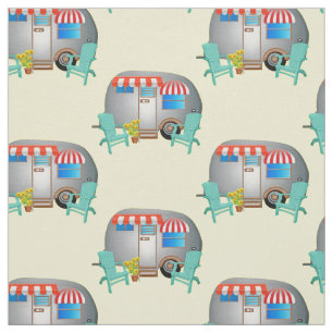 Tecido Teardrop Caravan Camper Thunder_Cove