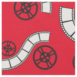 Tecido Teatro Reels Cinema Vermelho