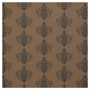 Tecido Tecido-Chocolate feito sob encomenda Brown &