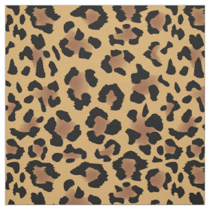 Tecido Tecido-padrão de Impressão de pele de Leopard