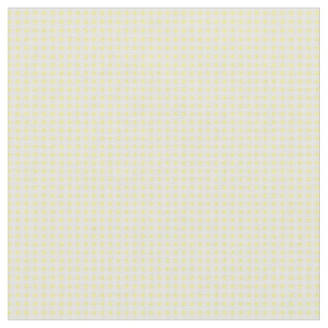 Tecido Tecido, padrão xadrez amarelo (Detalhe)