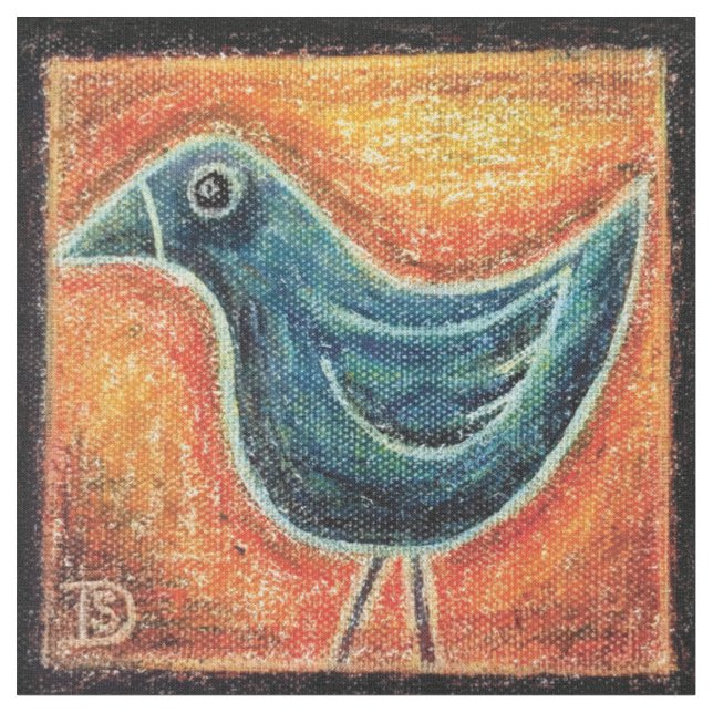 Tecido Tecido, Pássaro Azul (Detalhe)