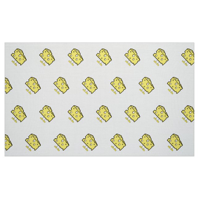 Tecido Tecido, Queijo Queijo (Fat Quarter)