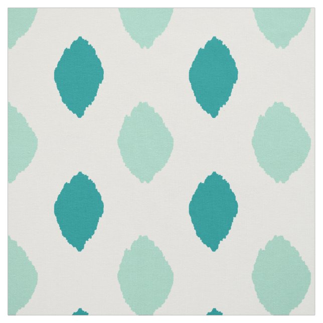 Tecido Tecido: Teste padrão de Ikat na cerceta e no azul (Modelo)
