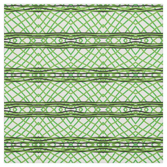 Tecido - Tecla Verde/Preta/Branco (Modelo)