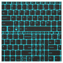 Tecido Teclado, azul com iluminação traseira