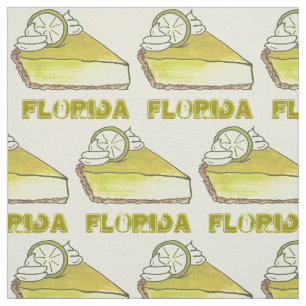 Tecido Teclas FLORIDA FL Limão-chave Torta de Tinta-Chave