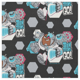 Tecido Teen Titans Go! Gráfico Arsenal de Cyborg