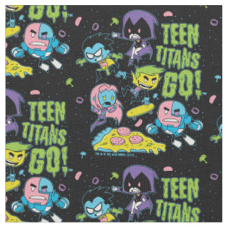 Tecido Teen Titans Go! | Gráfico de pizza da primavera de