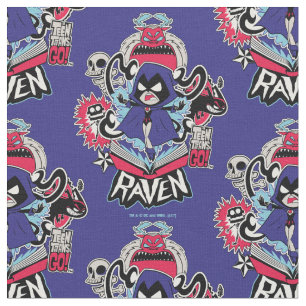 Tecido Teen Titans Go! Raven Demonic Powers Graphic