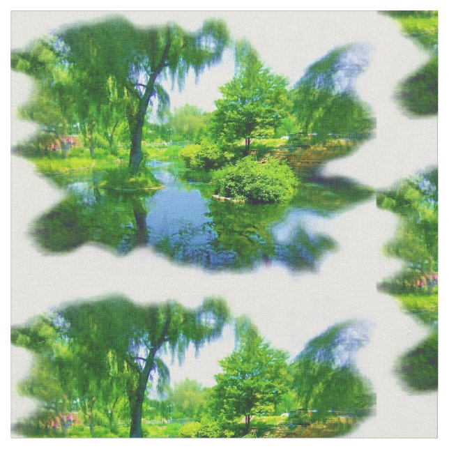 Tecido Tempo longe da cidade (Detalhe)