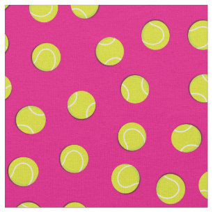 Tecido Tênis Balls Sports Pink Girly