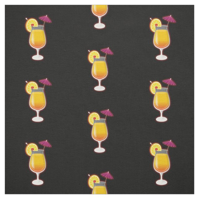 Tecido Tequila Sunrise Cocktail (Modelo)