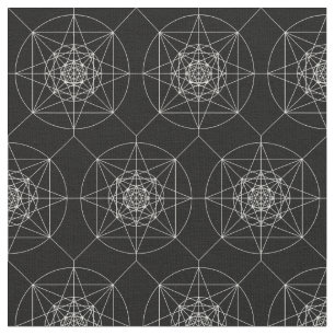 Tecido Terceira geometria sagrado dimensional