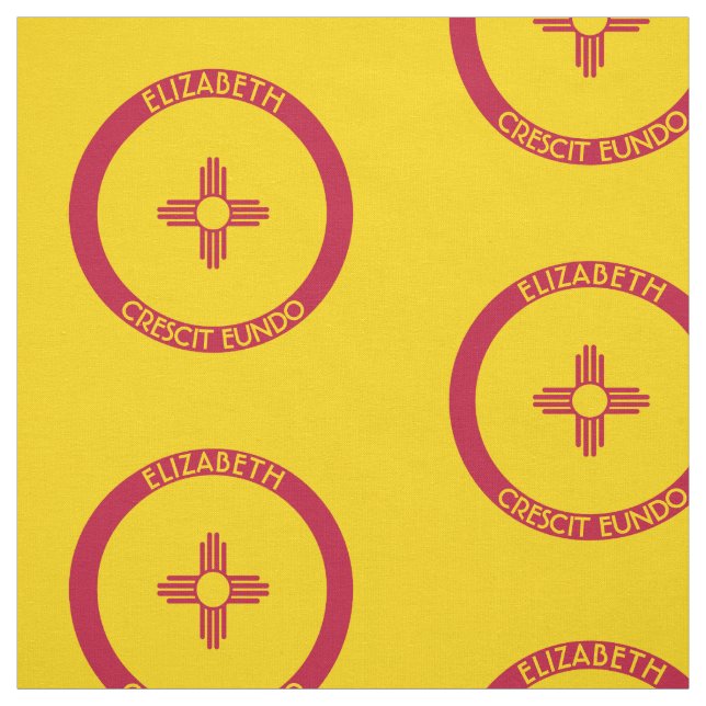 Tecido Terra de New mexico da bandeira personalizada do (Modelo)