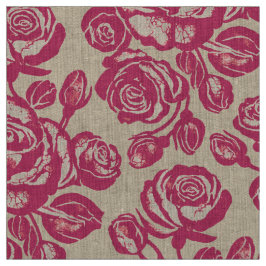 Tecido Terra Rosa Rosa